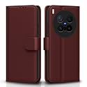 Pikkme Flip Cover for Samsung Galaxy M14 5G| Leather Finish | Shockproof with Card Pockets &amp; Wallet Stand | Ultimate Protection Case (Brown)