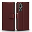 Pikkme Flip Cover for Samsung Galaxy M36 5G | Leather Finish | Shockproof with Card Pockets &amp; Wallet Stand | Ultimate Protection Case(Brown)