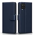 Pikkme Flip Cover for Samsung Galaxy M42 | Leather Finish | Shockproof with Card Pockets &amp; Wallet Stand | Ultimate Protection Case (Blue)