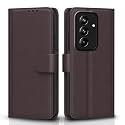 Pikkme Flip Cover for Samsung Galaxy M47 5G / A27 5G Leather Finish | Inside TPU with Card Pockets | Wallet Stand and Shock Proof | Complete Protection Flip Case (Coffee)