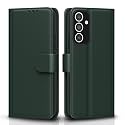Pikkme Flip Cover for Samsung Galaxy M55 5G / M55s 5G / F55 5G Leather Finish | Inside TPU with Card Pockets | Wallet Stand and Shock Proof | Complete Protection Flip Case (Green)