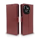Pikkme Flip Cover for Tecno Spark Go 1 | Leather Finish | Shockproof with Card Pockets &amp; Wallet Stand | Ultimate Protection Case(Brown)