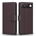 Pikkme Flip Cover for Vivo S2 5G / Vivo T5 5G / iQOO Z11 5G Leather Finish | Inside TPU with Card Pockets | Wallet Stand and Shock Proof | Complete Protection Flip Case (Coffee)