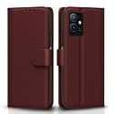 Pikkme Flip Cover for Vivo T1 5G / Vivo Y75 5G / iQOO Z6 5G | Leather Finish | Shockproof with Card Pockets &amp; Wallet Stand | Ultimate Protection Case (Brown)