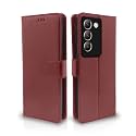 Pikkme Flip Cover for Vivo T3 5G/ Y200e 5G | Leather Finish | Shockproof with Card Pockets &amp; Wallet Stand | Ultimate Protection Case(Brown)