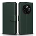 Pikkme Flip Cover for Vivo T4 5G / iQoo Z10 5G | Leather Finish | Shockproof with Card Pockets &amp; Wallet Stand | Ultimate Protection Case(Green)