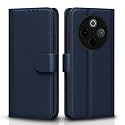 Pikkme Flip Cover for Vivo T4 5G / iQoo Z10 5G | Leather Finish | Shockproof with Card Pockets &amp; Wallet Stand | Ultimate Protection Case(Blue)