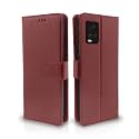Pikkme Flip Cover for Vivo V20 Pro | Leather Finish | Shockproof with Card Pockets &amp; Wallet Stand | Ultimate Protection Case(Brown)