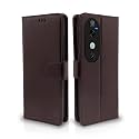 Pikkme Flip Cover for Vivo V40 5G/ V40 Pro 5G/ T3 Ultra 5G | Leather Finish | Shockproof with Card Pockets &amp; Wallet Stand | Ultimate Protection Case(Coffee)