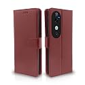 Pikkme Flip Cover for Vivo V40 5G/ V40 Pro 5G/ T3 Ultra 5G | Leather Finish | Shockproof with Card Pockets &amp; Wallet Stand | Ultimate Protection Case(Brown)