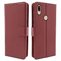 Pikkme Flip Cover for Vivo V9 / V9 Pro / V9 Youth | Leather Finish | Shockproof with Card Pockets &amp; Wallet Stand | Ultimate Protection Case (Brown)