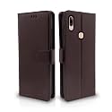 Pikkme Flip Cover for Vivo V9 / V9 Pro / V9 Youth | Leather Finish | Shockproof with Card Pockets &amp; Wallet Stand | Ultimate Protection Case (Coffee)