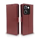 Pikkme Flip Cover for Vivo Y200 Pro 5G | Leather Finish | Shockproof with Card Pockets &amp; Wallet Stand | Ultimate Protection Case(Brown)