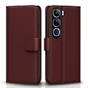 Pikkme Flip Cover for Vivo Y300 5G| Leather Finish | Shockproof with Card Pockets &amp; Wallet Stand | Ultimate Protection Case (Brown)