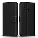 Pikkme Flip Cover for Vivo Y91 / Y93 / Y95| Leather Finish | Shockproof with Card Pockets &amp; Wallet Stand | Ultimate Protection Case(Black)