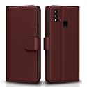 Pikkme Flip Cover for Vivo Y91 / Y93 / Y95| Leather Finish | Shockproof with Card Pockets &amp; Wallet Stand | Ultimate Protection Case(Brown)