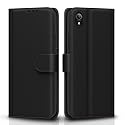 Pikkme Flip Cover for Vivo Y91i| Leather Finish | Shockproof with Card Pockets &amp; Wallet Stand | Ultimate Protection Case(Black)