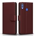 Pikkme Honor 8X Flip Case Leather Finish | Inside TPU with Card Pockets | Wallet Stand and Shock Proof | Magnetic Closing | Complete Protection Flip Cover for Honor 8X (Brown)