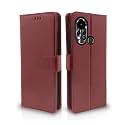 Pikkme Infinix hot 11s Flip Cover | PU Leather Finish | 360 Protection | Wallet &amp; Stand | Strong Magnetic Flip Case for Infinix hot 11s (Brown)