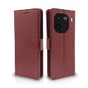Pikkme iQOO 12 5G Flip Cover Leather Finish | Inside TPU with Card Pockets | Wallet Stand and Shock Proof | Complete Protection Flip Case (Brown)