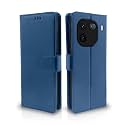 Pikkme iQOO 12 5G Flip Cover Leather Finish | Inside TPU with Card Pockets | Wallet Stand and Shock Proof | Complete Protection Flip Case (Blue)