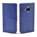 Pikkme Mi 10i 5G Flip Cover PU Leather Wallet Case for Mi 10i 5G(Blue)