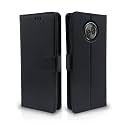 Pikkme Moto X4 Flip Cover Leather Finish | Inside TPU with Card Pockets | Wallet Stand | Complete Protection Flip Case (Black)