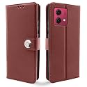 Pikkme Motorola G84 5G Flip Cover Leather