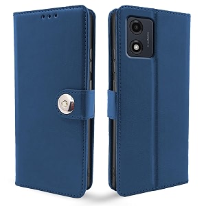 Pikkme Motorola Moto E13 Flip Cover Leather