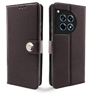 Pikkme OnePlus 12R 5G Flip Cover Leather