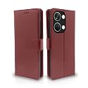 Pikkme OnePlus Nord 3 5G Flip Cover Leather Finish | Inside TPU with Card Pockets | Wallet Stand and Shock Proof | Complete Protection Flip Case (Brown)