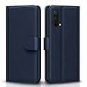 Pikkme OnePlus Nord Ce 5G Flip Cover Leather Finish | Inside TPU with Card Pockets | Wallet Stand and Shock Proof | Complete Protection Flip Case (Blue)
