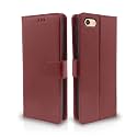 Pikkme Oppo F3 Flip Cover Leather Finish | Inside TPU with Card Pockets | Wallet Stand and Shock Proof | Magnetic Closing | Complete Protection Flip Case (Brown)