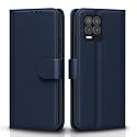 Pikkme Realme 8 4G / 8 Pro Flip Case Leather Finish | Inside TPU with Card Pockets | Wallet Stand and Shock Proof | Magnetic Closing | Complete Protection Flip Cover for Realme 8 4G / 8 Pro (Blue)