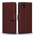 Pikkme Realme C11 Flip Case Leather Finish | Inside TPU with Card Pockets | Wallet Stand and Shock Proof | Magnetic Closing | Complete Protection Flip Cover for Realme C11 (Brown)