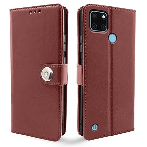 Pikkme Realme C21y Flip Cover Leather Finish