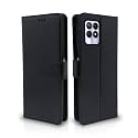 Pikkme Realme Narzo 50 4G / Realme 8i 4G Flip Cover Leather Finish | Inside TPU with Card Pockets | Wallet Stand and Shock Proof | Complete Protection Flip Case (Black)