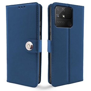 Pikkme Realme Narzo 50A Flip Cover Leather