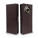 Pikkme Realme Narzo 60 5G Flip Cover Leather Finish | Inside TPU with Card Pockets | Wallet Stand and Shock Proof | Complete Protection Flip Case (Coffee)