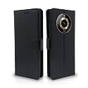 Pikkme Realme Narzo 60 5G Flip Cover Leather Finish | Inside TPU with Card Pockets | Wallet Stand and Shock Proof | Complete Protection Flip Case (Black)