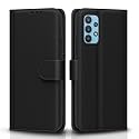 Pikkme Samsung Galaxy M32 5G / A32 5G Flip Cover Leather Finish | Inside TPU with Card Pockets | Wallet Stand and Shock Proof | Complete Protection Flip Case (Black)