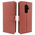 Pikkme Samsung Galaxy S9 Plus Flip Cover Leather Finish Wallet Back Case for Samsung Galaxy S9 Plus (Brown)