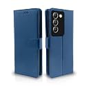 Pikkme Vivo T3 5G / Vivo Y200e 5G Flip Cover Leather Finish | Inside TPU with Card Pockets | Wallet Stand and Shock Proof | Complete Protection Flip Case (Blue)