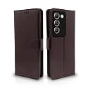 Pikkme Vivo T3 5G / Vivo Y200e 5G Flip Cover Leather Finish | Inside TPU with Card Pockets | Wallet Stand and Shock Proof | Complete Protection Flip Case (Coffee)