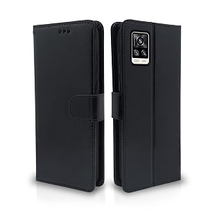 pikkme vivo v20 flip case leather finish  inside tpu with card pockets  wallet stand and shock proof  magnetic closing  complete protection flip cover for vivo v20 black