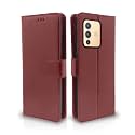 Pikkme Vivo V23 Pro 5G Flip Cover | PU Leather Finish | 360 Protection | Wallet &amp; Stand | Strong Magnetic Flip Case for Vivo V23 Pro 5G (Brown)