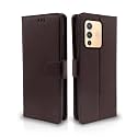 Pikkme Vivo V23 Pro 5G Flip Cover Leather Finish | Inside TPU with Card Pockets | Wallet Stand and Shock Proof | Complete Protection Flip Case (Coffee)