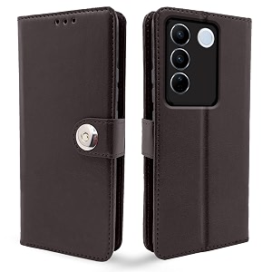 Pikkme Vivo V27 5G Flip Cover Leather