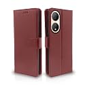 Pikkme Vivo Y100 5G Flip Cover Leather Finish | Inside TPU with Card Pockets | Wallet Stand and Shock Proof | Complete Protection Flip Case (Brown)
