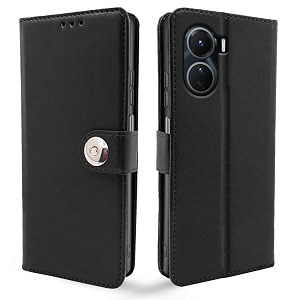 Pikkme Vivo Y16 Flip Cover Leather Finish